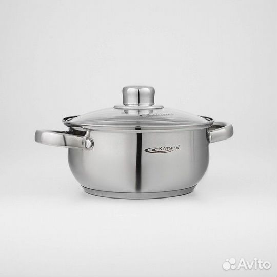 Набор кастрюль «Гретта», 2 предмета: 2,2 л; 3,2 л