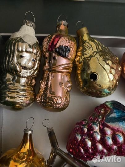 Елочные игрушки СССР одним лотом