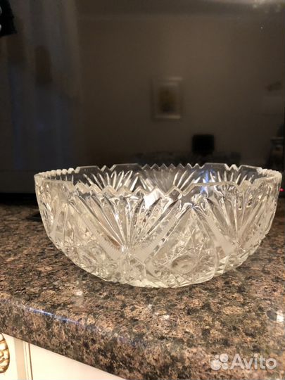 Хрустальная ваза