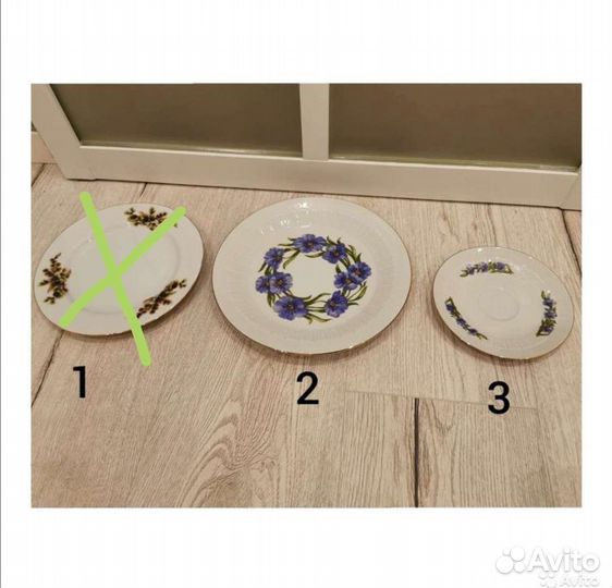 Набор посуды из фарфора