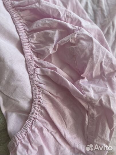 Простынь на резинке овальная