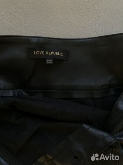 Юбка кожзам 46