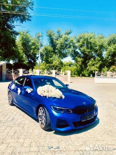 Украшение на свадебную машину