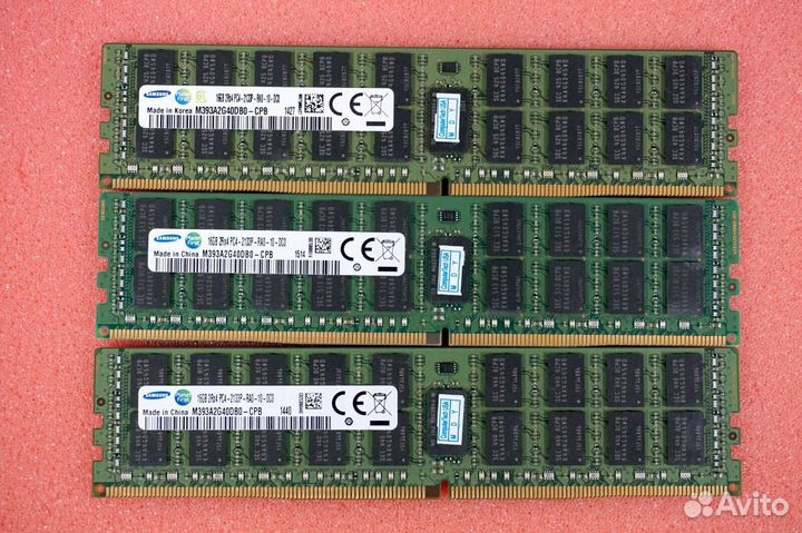 Samsung 2133Мгц 32Гб ecc DDR4 rdimm