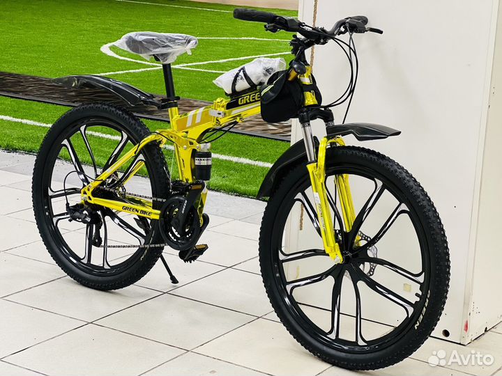 Велосипед Green Bike 26R складная рама на литых ди
