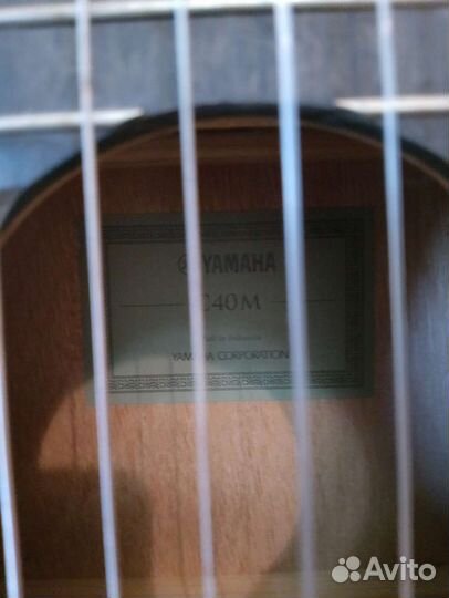 Классическая гитара yamaha c40m