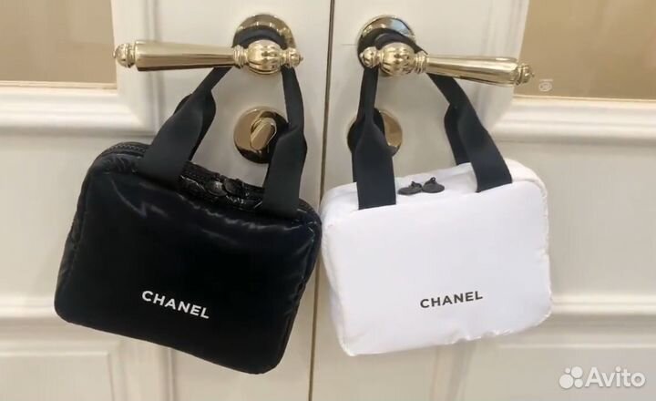 Сумка Косметичка Chanel с ручками на молнии