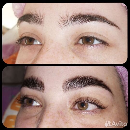 Ламинирование ресниц,бровей.Окрашивание хной