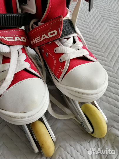 Детские роликовые коньки head Hj7 + защита