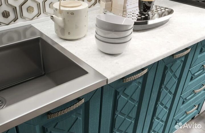 Кухня Агава Белая/Моренга 1,6м