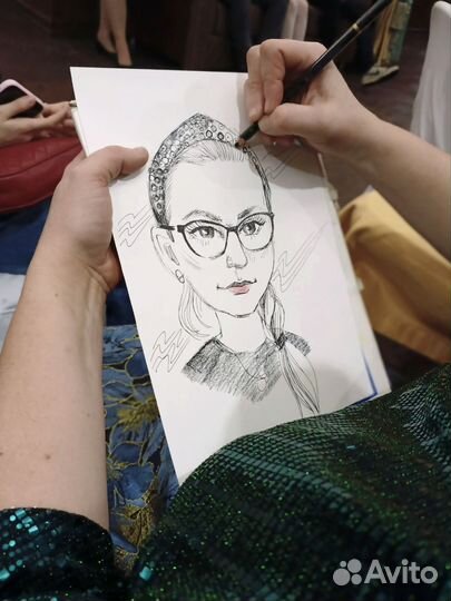 Шаржи на заказ по фото или с натуры