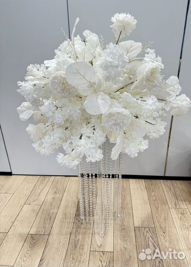 Стойки с цветами аренда продажа, свадебный декор