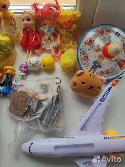 Игрушки пакетом для девочки