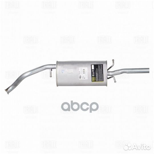 Глушитель ZAZ chance 09- н/о EMM0205 Trialli