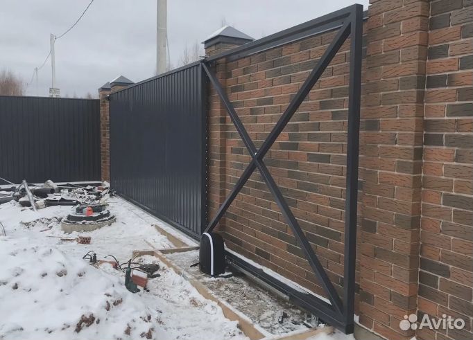 Ворота для коттеджа 5,4*2,1м