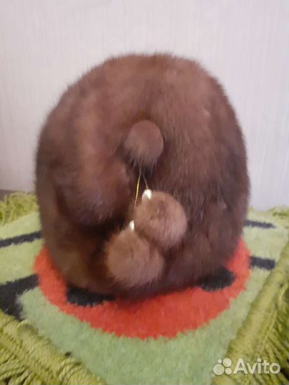 Шапка норковая женская