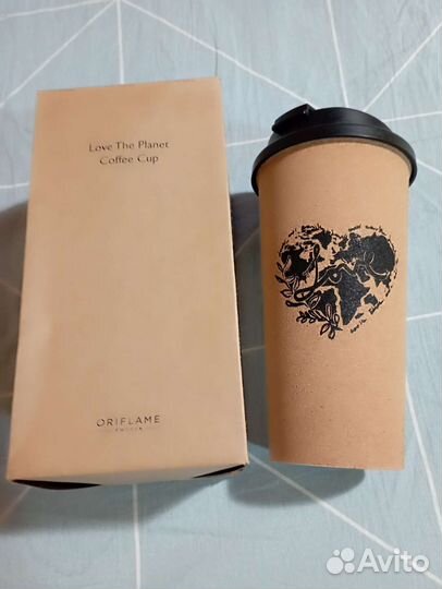 Термо стакан love