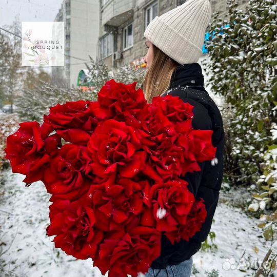 Букет французских роз на заказ