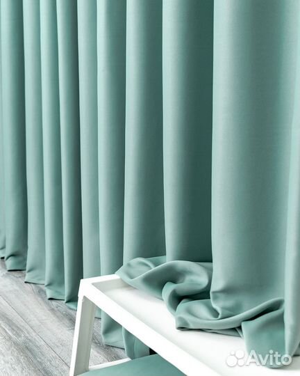 Шторы блэкаут Марсель Мята