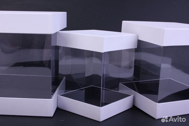 Коробка прозрачная 25*25