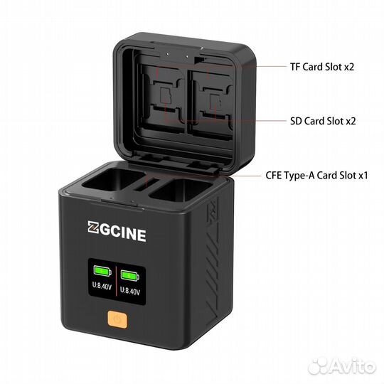 Зарядный кейс zgcine PS-BLK22