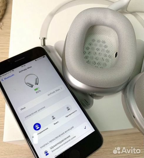 Airpods max silver/ space grey гироскоп премиум