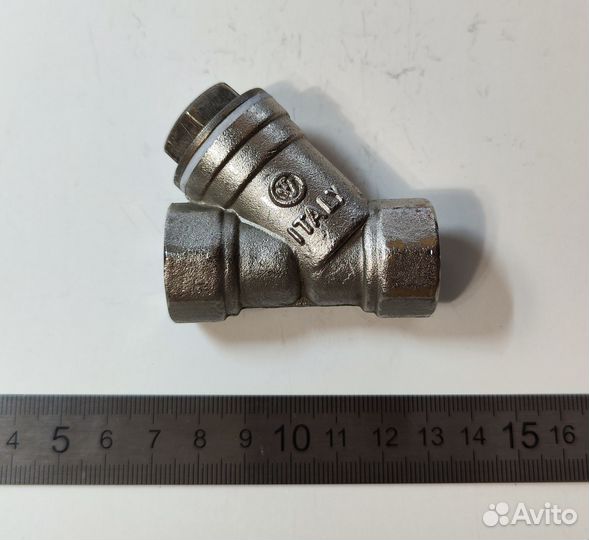 Фильтр грубой очистки воды (косой) Valtec 1/2