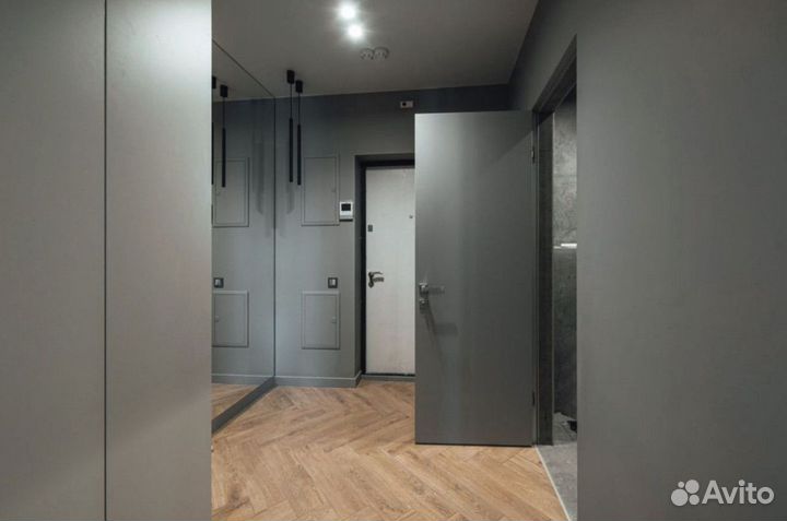 Скрытая дверь под покраску