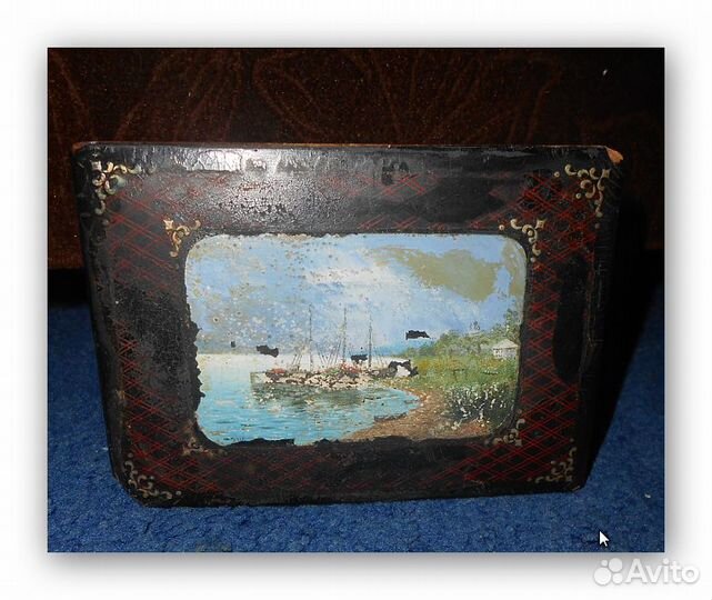 Шкатулка Авторская Живопись.1943год
