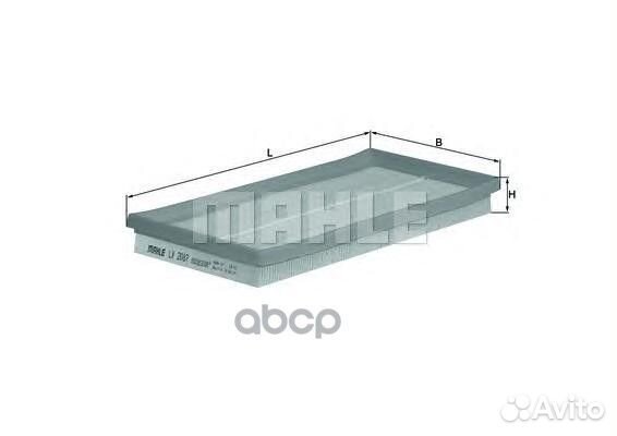 Фильтр воздушный lx2087 Mahle/Knecht