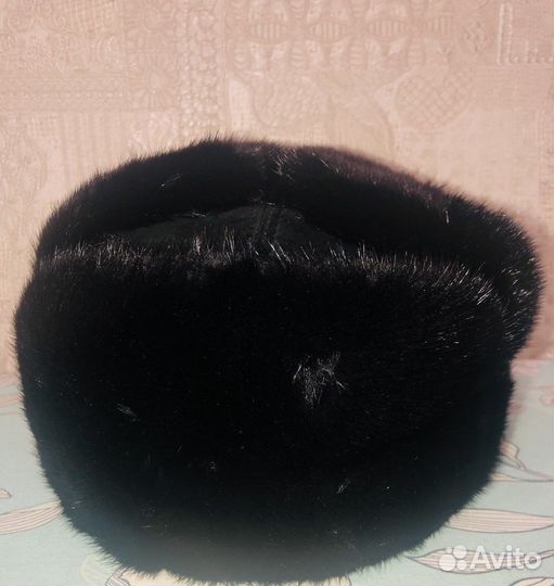 Норковая шапка мужская