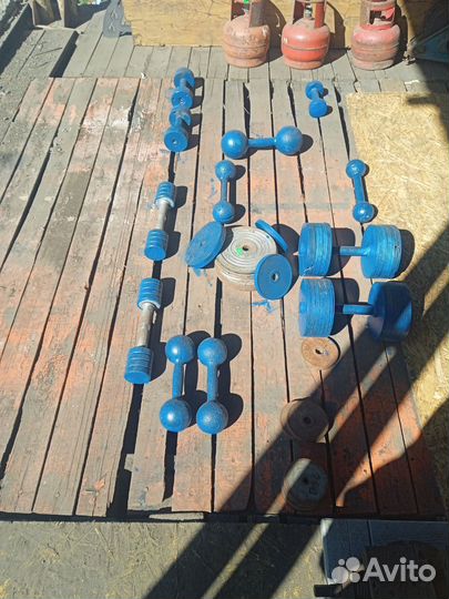 Гантели спорт инвентарь
