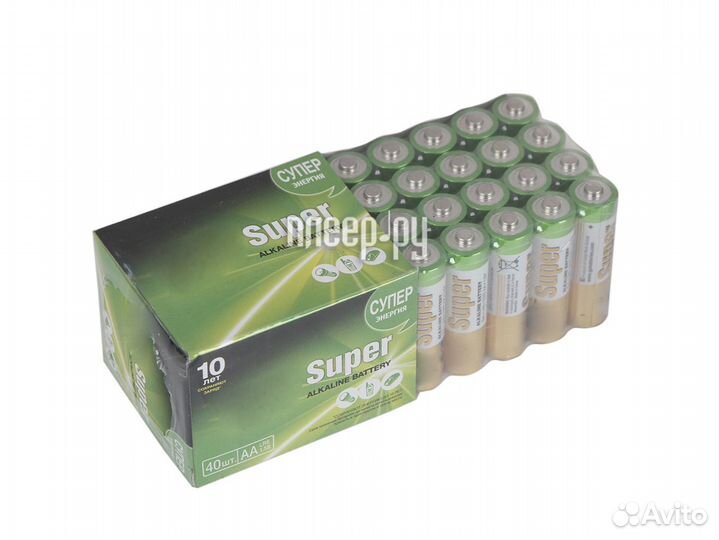 AA - GP Super Alkaline 15A-2crvs40 40 штук