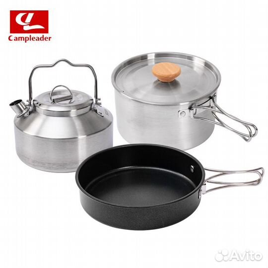 Туристическая посуда Сampleader нержавеющая сталь