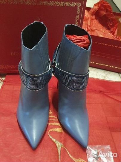 Ботильоны натуральная кожа новые