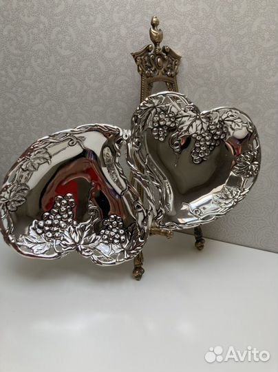 Мельхиор Паштетница Конфетница Лопатка мен