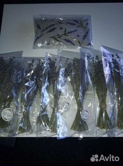 Букетики из сухой лаванды