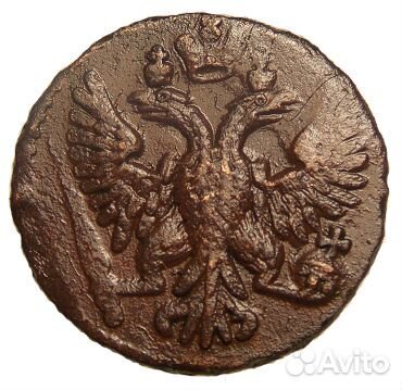 Денга 1749 год. Сохран (6)