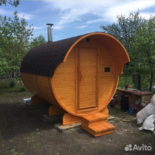 Баня бочка 3.5 метра