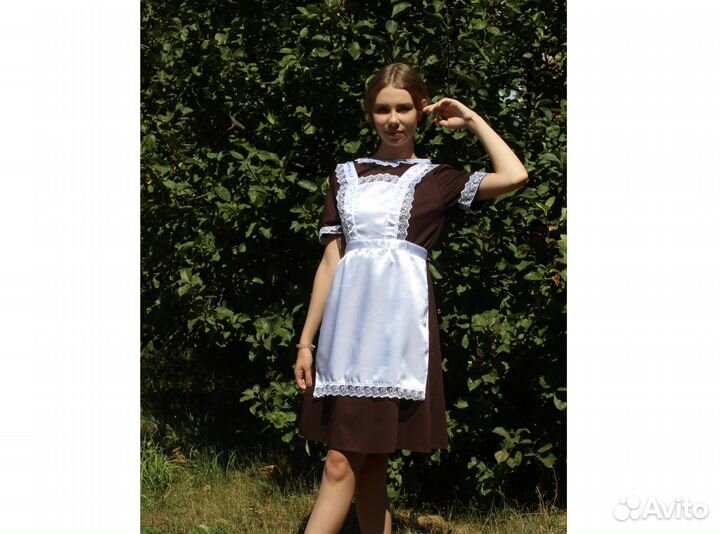 Фартук школьный новый