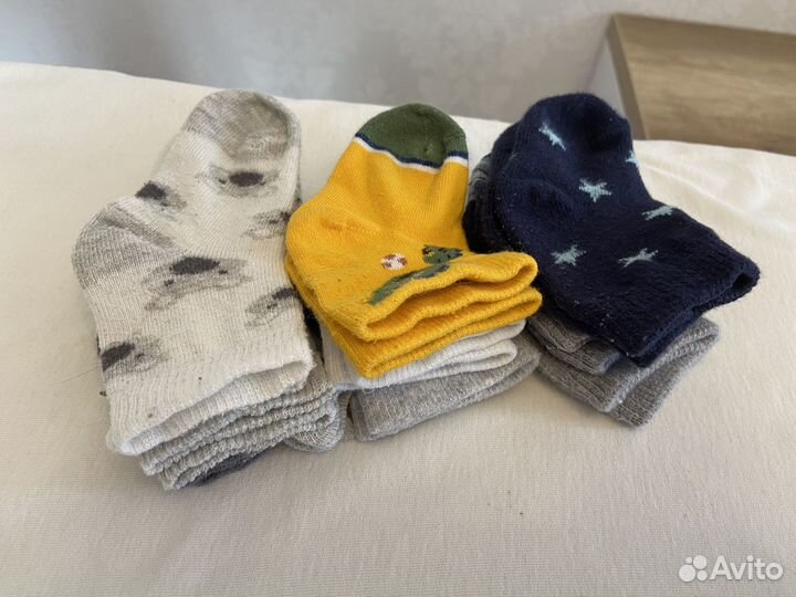 Носки детские 0-3 мес, 10 пар