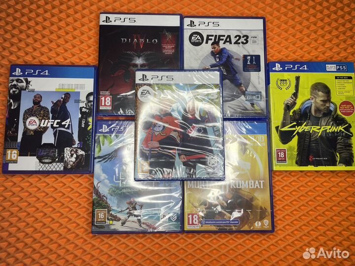 Новые диски для ps4 и ps5