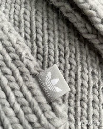 Вязаный шарф adidas оригинал