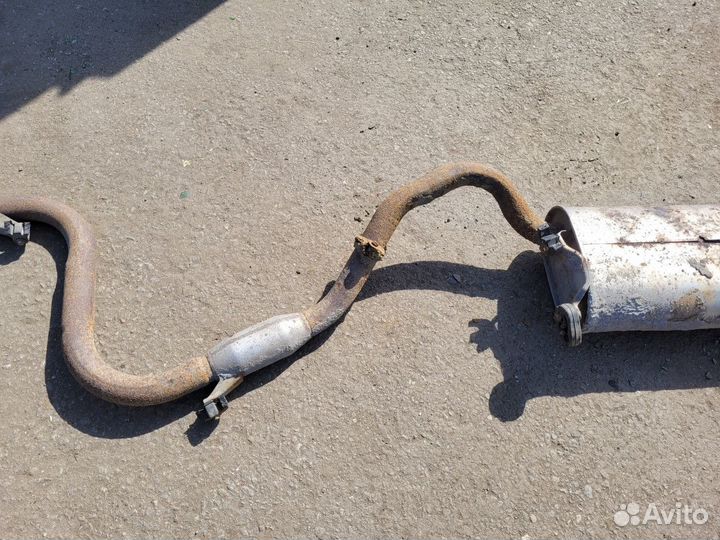 Глушитель на Galant 8