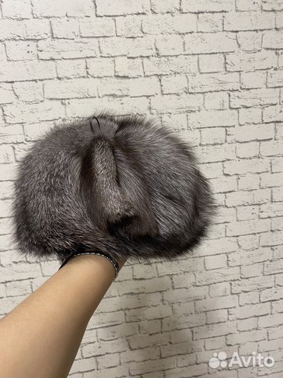 Шапка из чернобурки