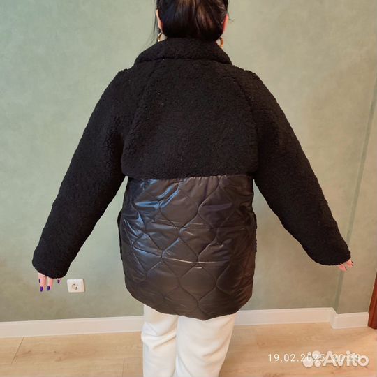 Дубленка искусственная женская 46 48