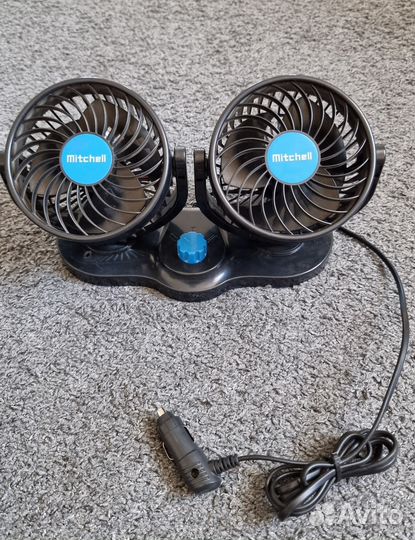 Вентилятор автомобильный двойной