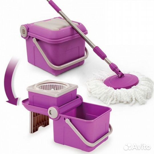 Швабра С ведром spin MOP mini transformer