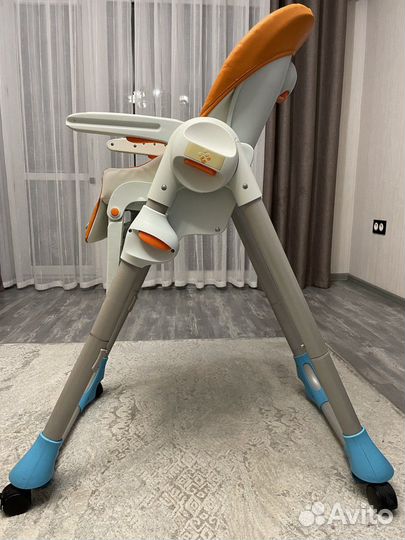 Детский стульчик для кормления chicco polly