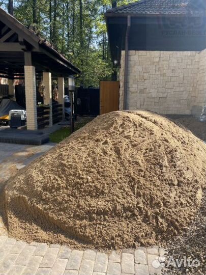 Щебень, песок